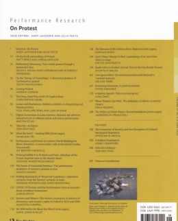 Back cover of Performance Research: Volume 27 Issue 4 - On Protest